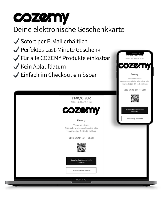 COZEMY Geschenkgutschein