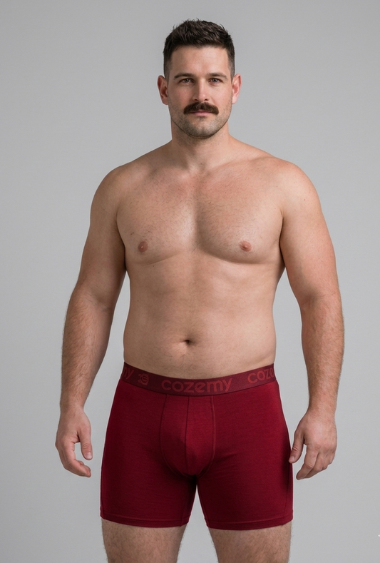 Boxershorts Granatrot