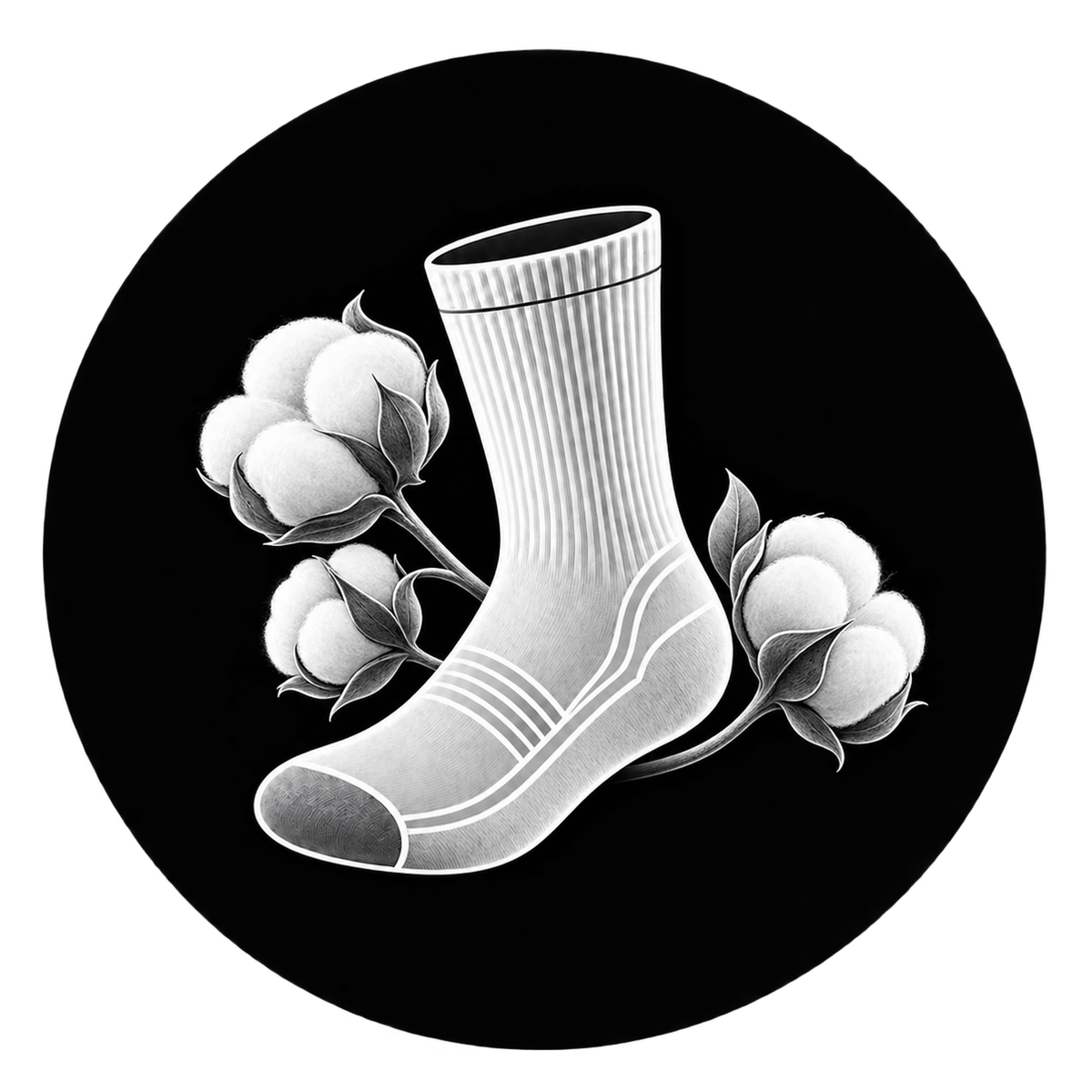 COZEMY Tennissocke aus 80 Prozent Bio-Baumwolle