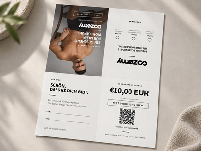 Digitaler Geschenkgutschein zum Ausdrucken